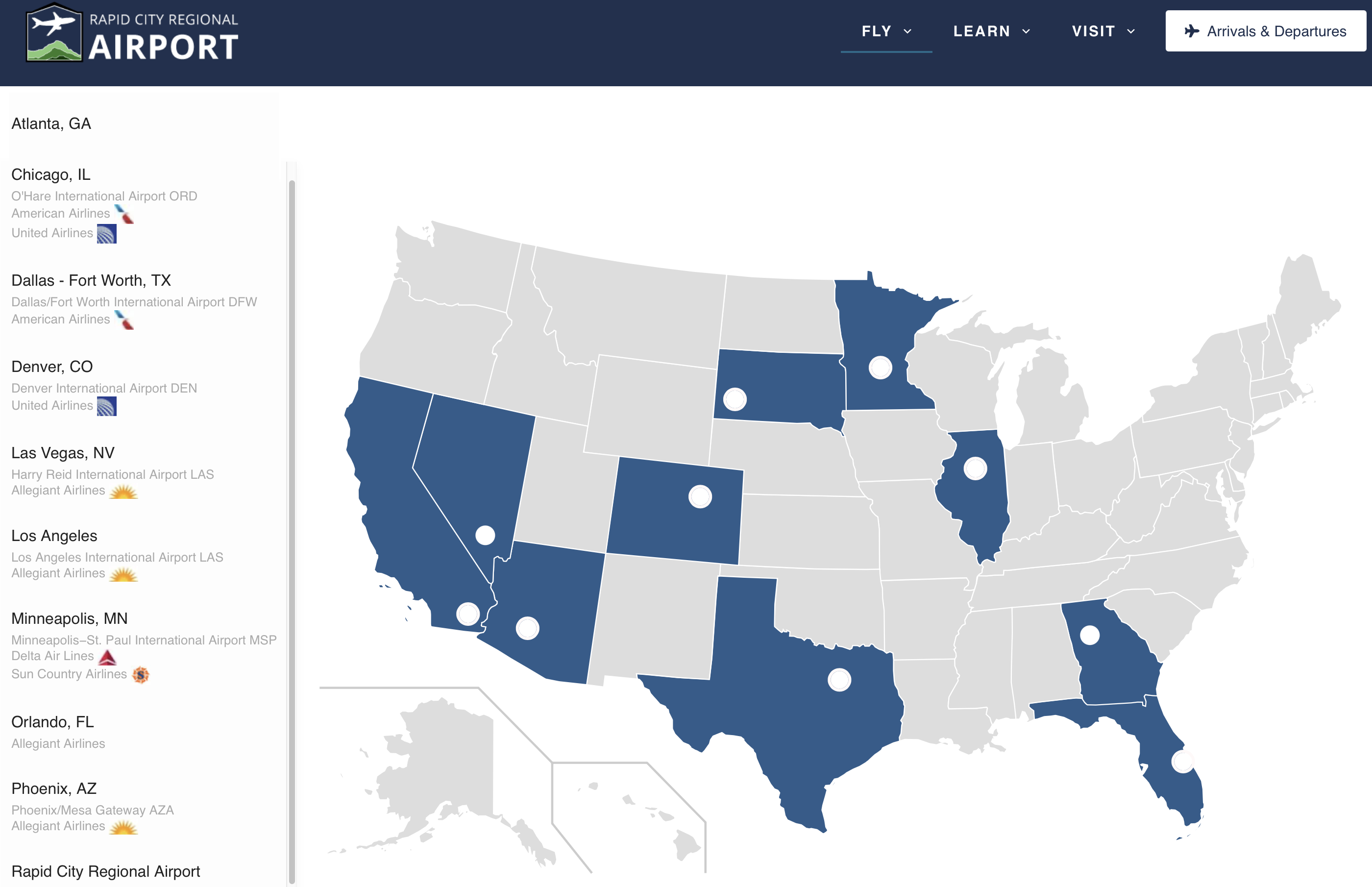 a map of the united states